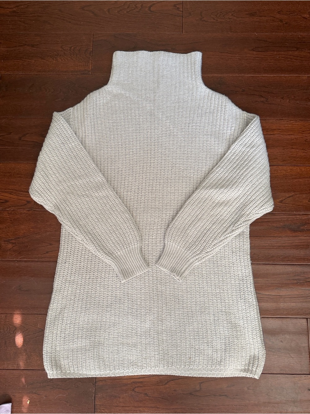 Wilfred Montpellier Light Grey Knit Sweater Dress Aritzia